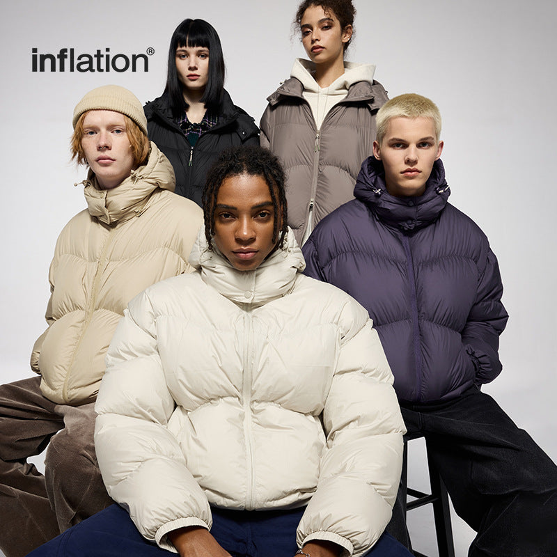 Men’s Portable Puff Down Jacket – Lightweight Hooded 90% Velvet