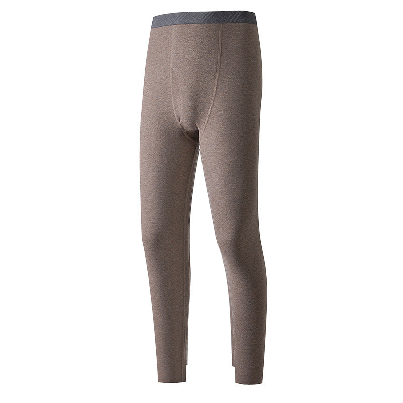 Men’s Silk Wool Fleece-Lined Autumn & Winter Warm Pants