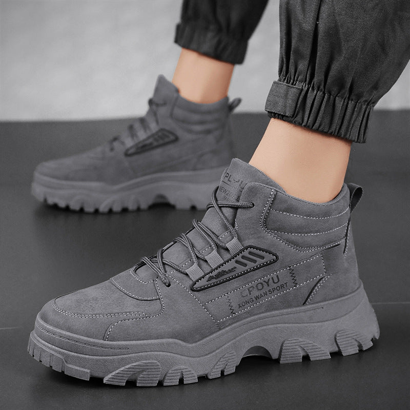 Workwear Martin Boots – Men’s Waterproof Outdoor Platform Shoes