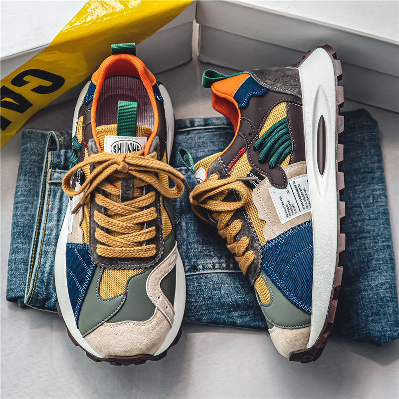 2025 Autumn Men’s Lightweight Thick-Soled Casual Sneakers