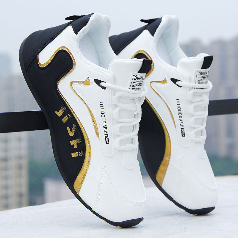 Men's Leather Sports Running Shoes Waterproof & Breathable