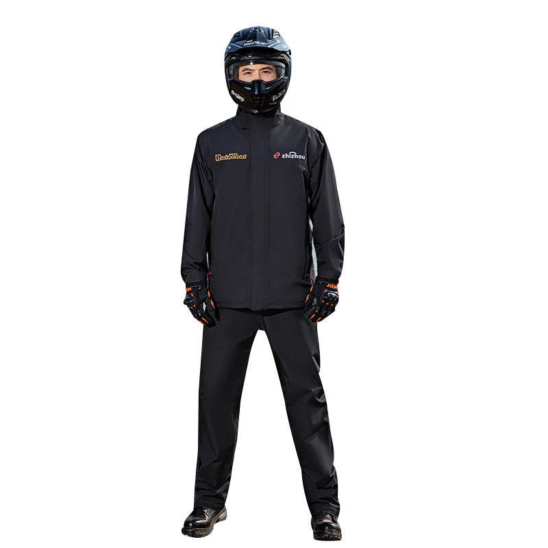 Unisex Full-Body Motorcycle Rain Suit – Anti-Rainstorm Riding Gear