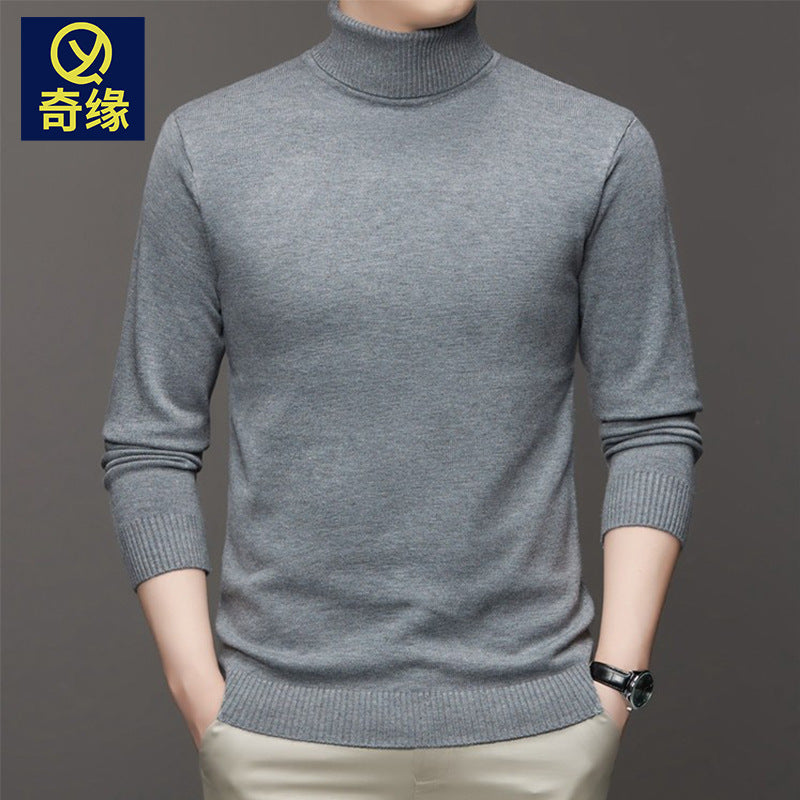 Men’s Korean Style Turtleneck Sweater – Warm Casual Knit