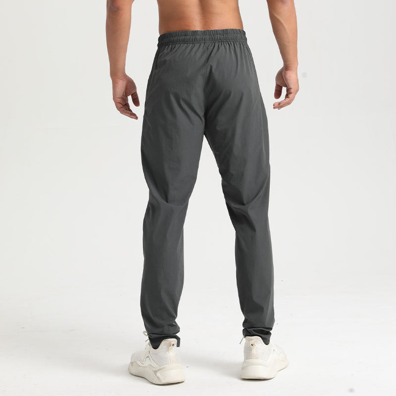 Men's Quick-Dry Sports Pants – Ice Silk Running & Fitness Activewear