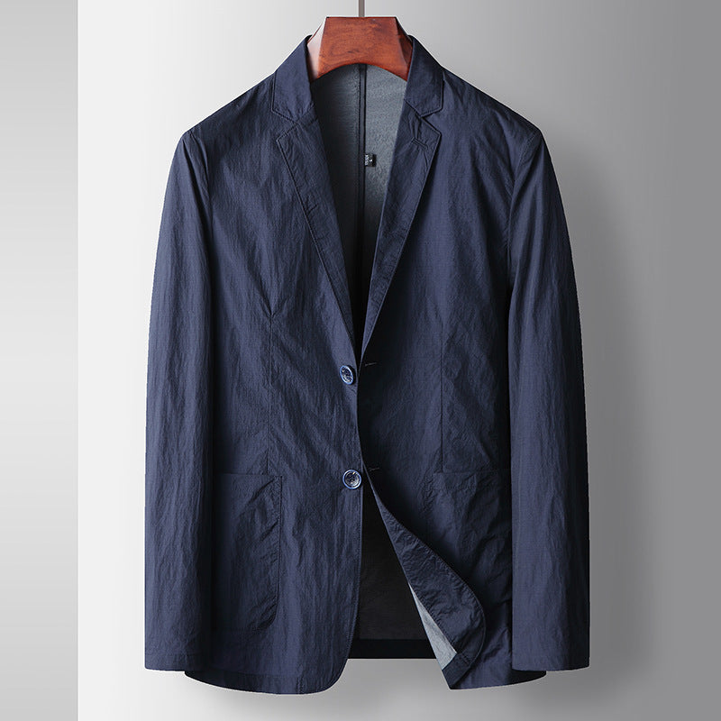 Light Luxury Men’s Casual Suit Jacket – Summer Sun Protection