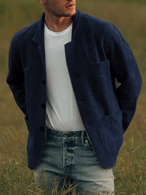 2024 European-American Woolen Jacket for Men