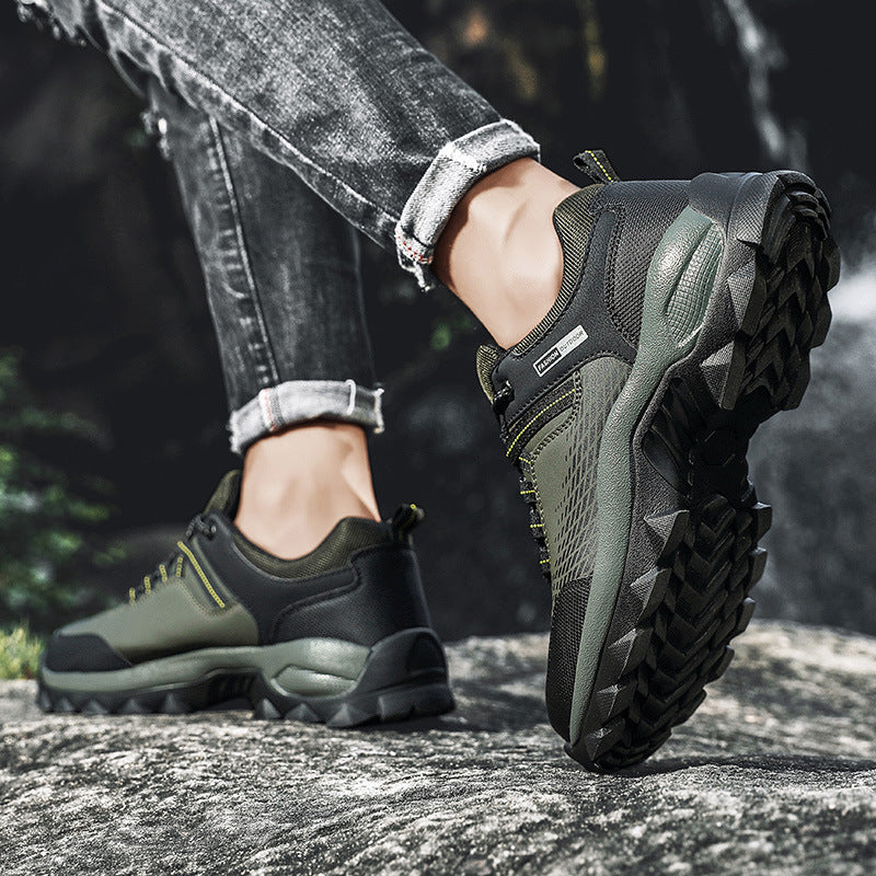 Men’s Hiking Shoes – Outdoor Low-Top Plus Size Boots