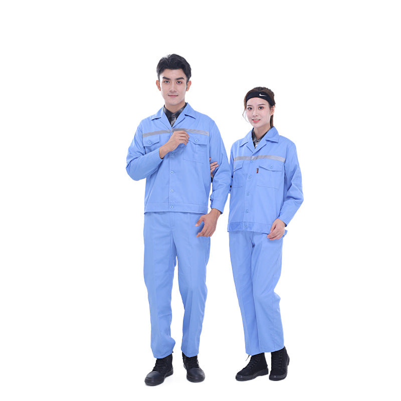 Summer Long-Sleeve Construction Work Clothes – Reflective & Lightweight