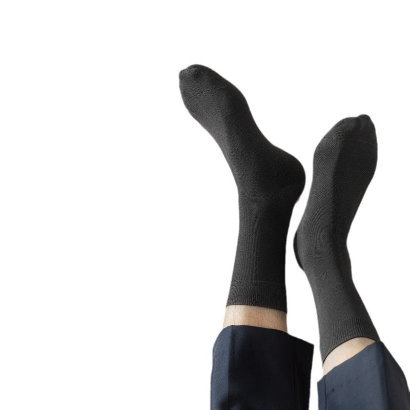 Mens Business Cotton Socks 2025 – Anti-Odor Gift Box