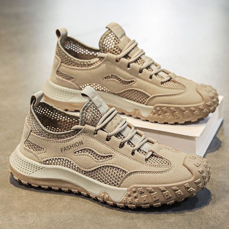 Men’s Outdoor Sports Shoes – Lightweight Breathable Hiking Casual Sneakers