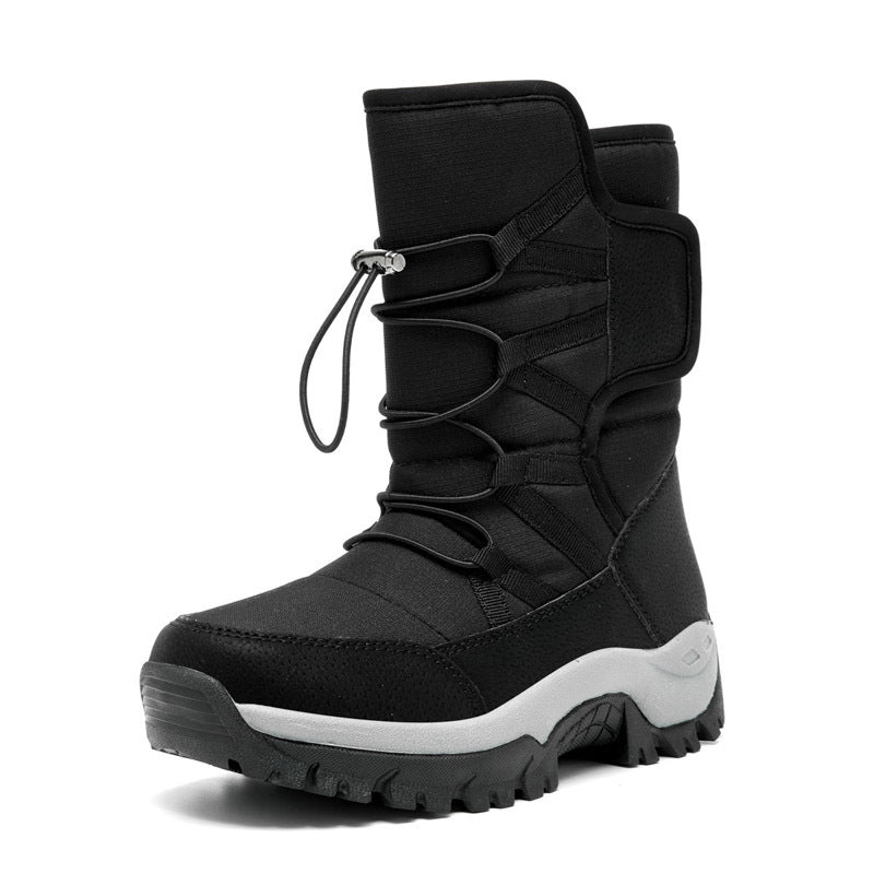 Men’s Snow Boots – Warm Winter Hiking Cotton Shoes