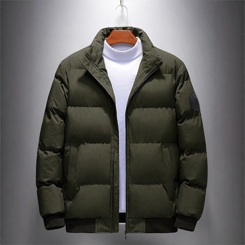 2025 Men’s Hot-Selling Winter Cotton-Padded Jacket – Korean Style Thick Coat