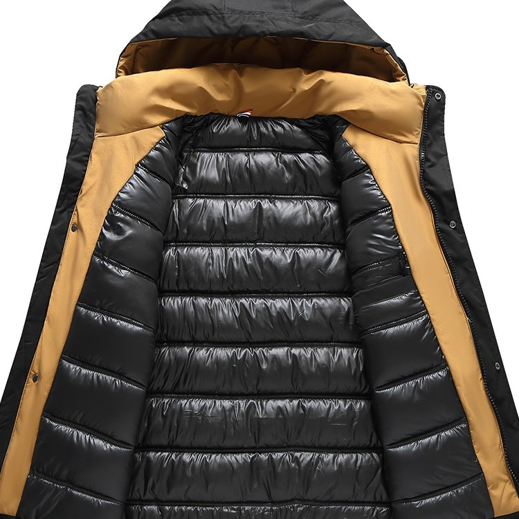 Men’s Plus Size Puffer Jacket for Spring & Autumn