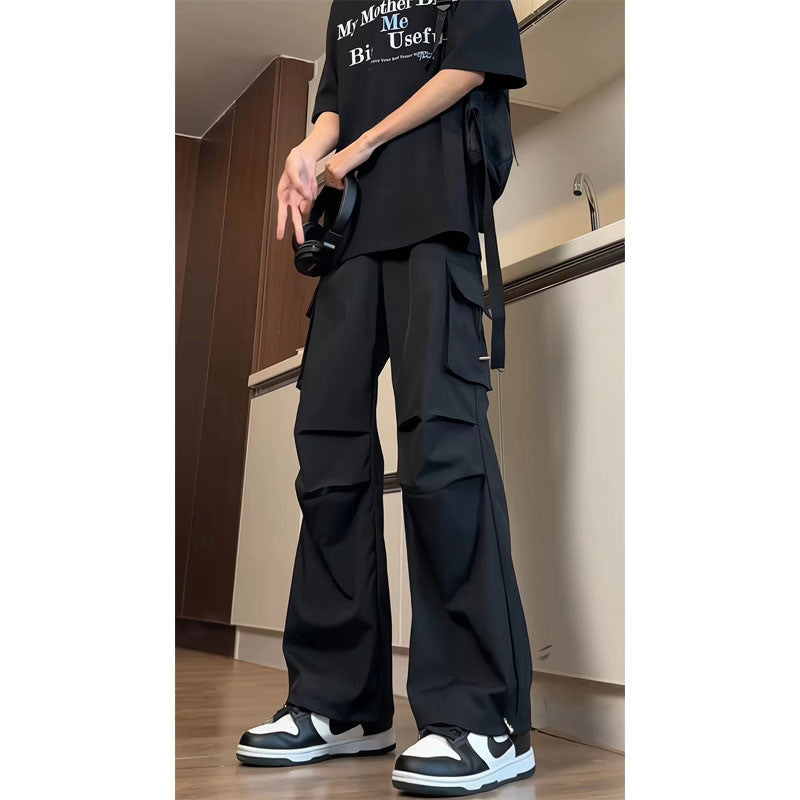 Men’s American-Style Tooling Pants – Loose Spring/Autumn