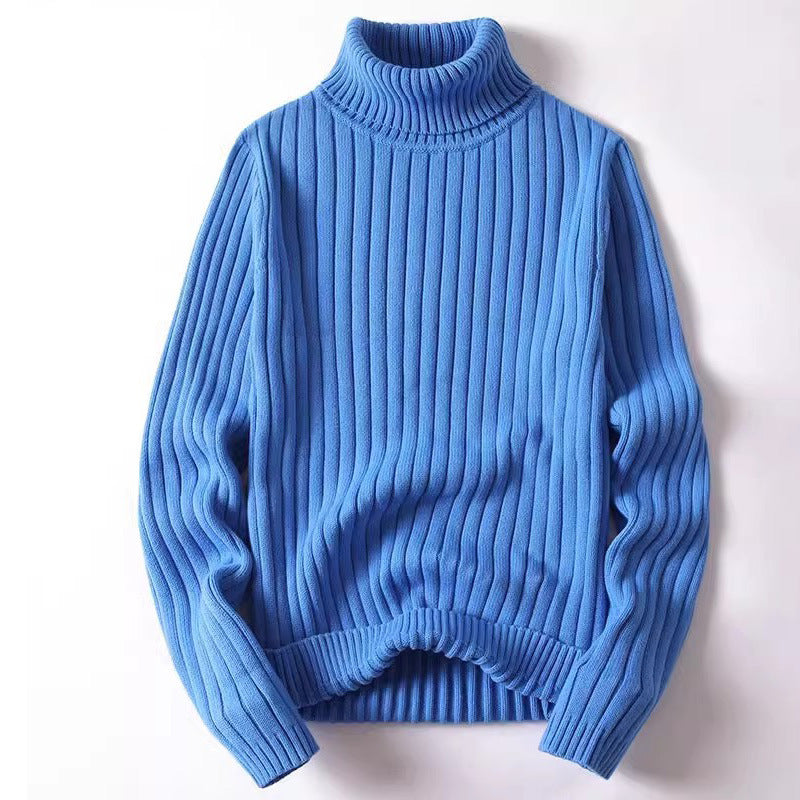 Men’s Cotton Turtleneck Knitwear – Winter Casual Trend