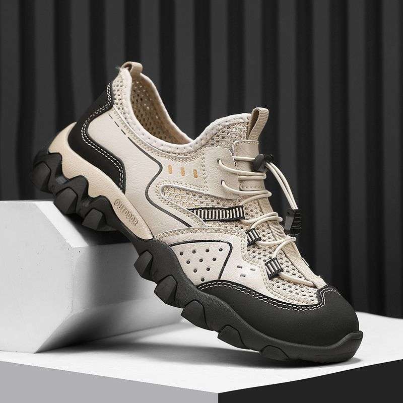 Breathable Men’s Hiking Shoes – Summer Mesh Outdoor Boots