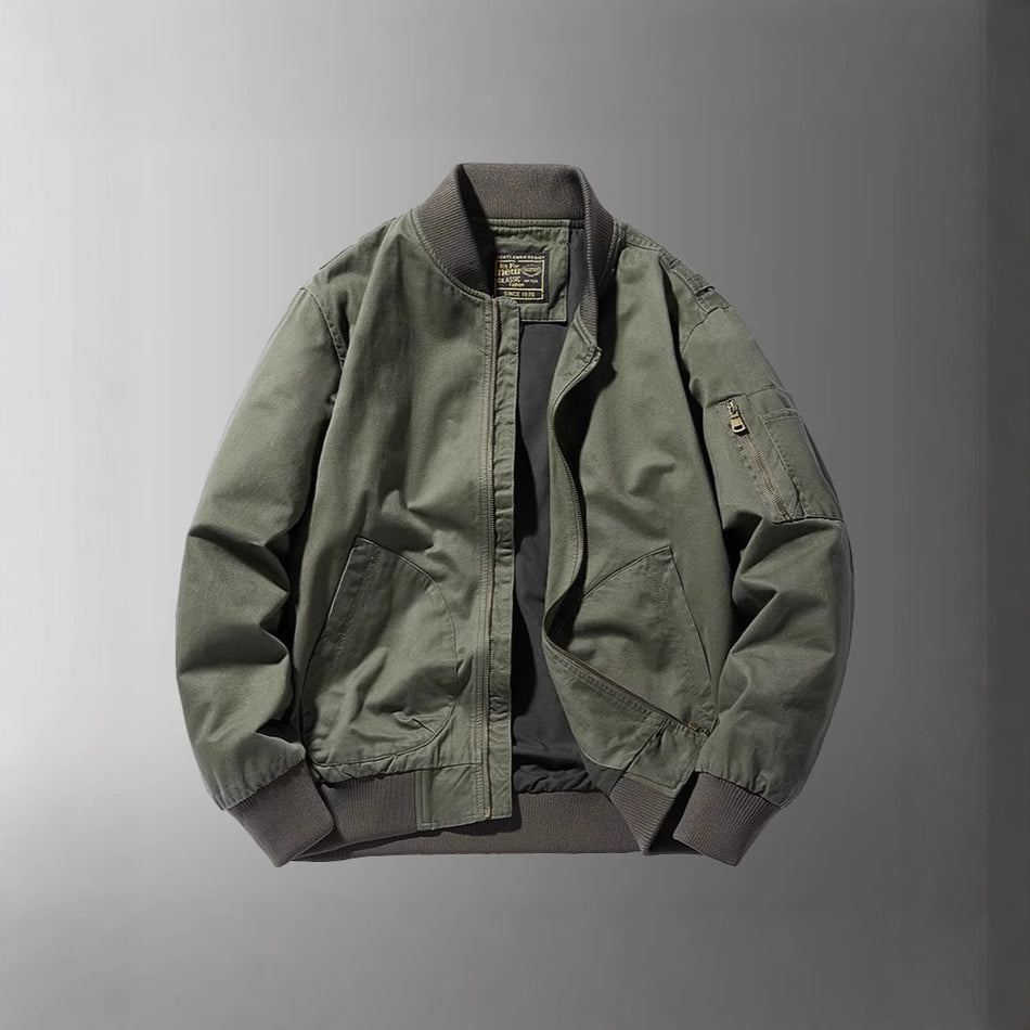 Men’s Flying Cotton Aviator Jacket –  Spring & Autumn