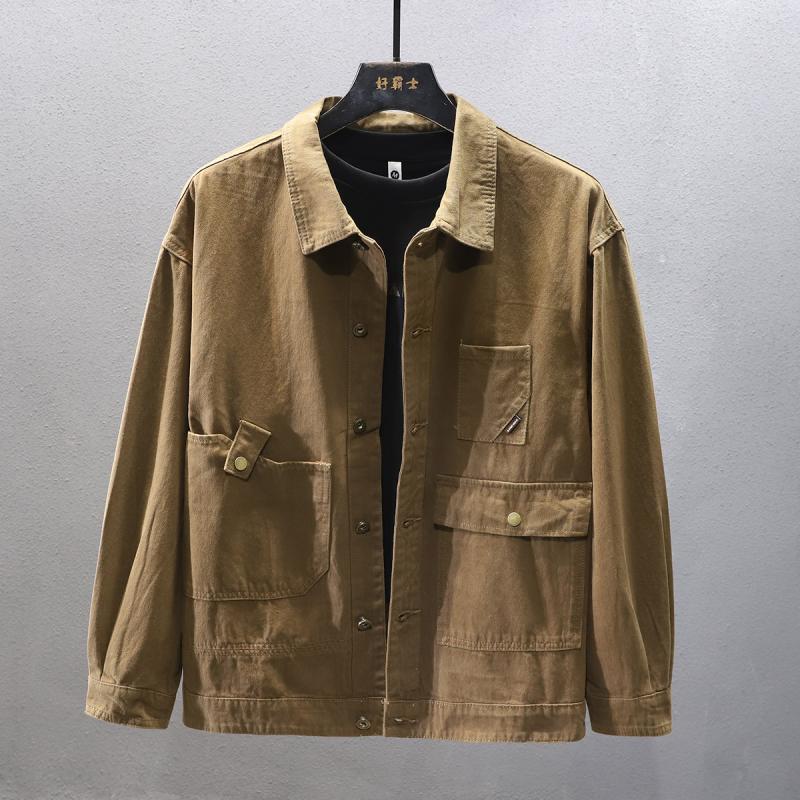 Men's High-End Casual Shirt Jacket Autumn Loose Coat