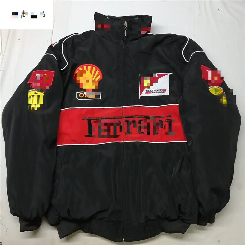 American Racing Jacket Mens Cotton Suit 2025