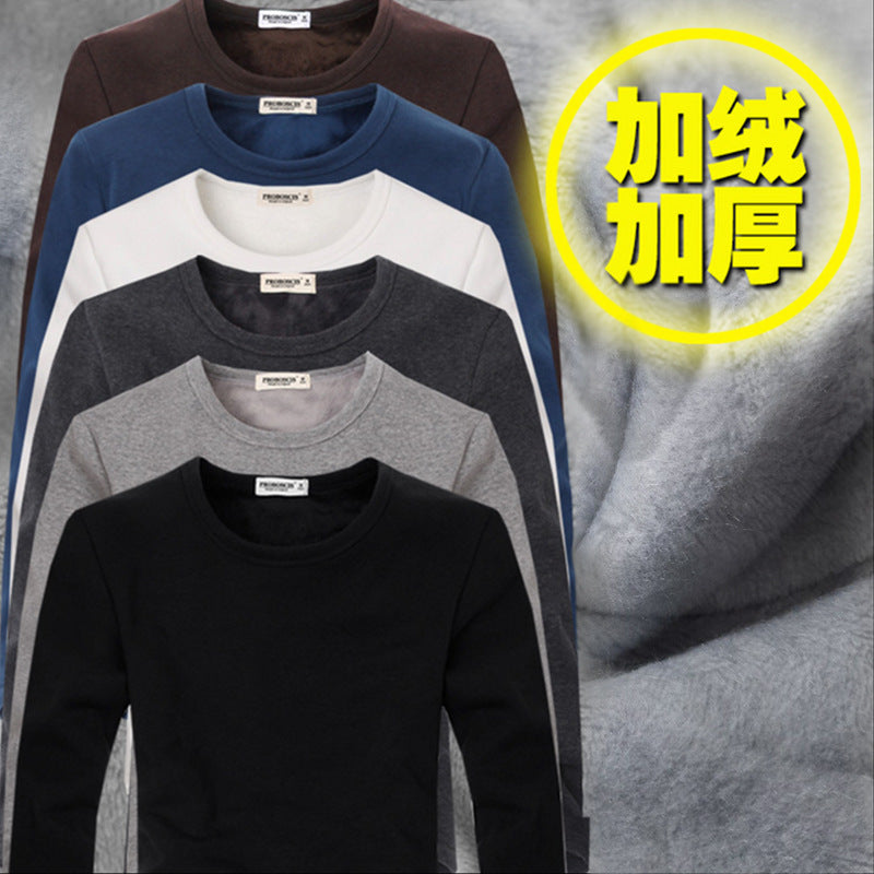 Men’s Thermal Fleece Long Sleeve T-Shirt – Winter Base Shirt