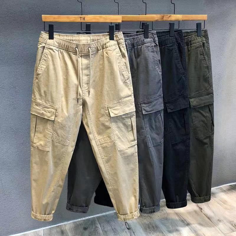 Japanese Loose Work Overalls Men Durable