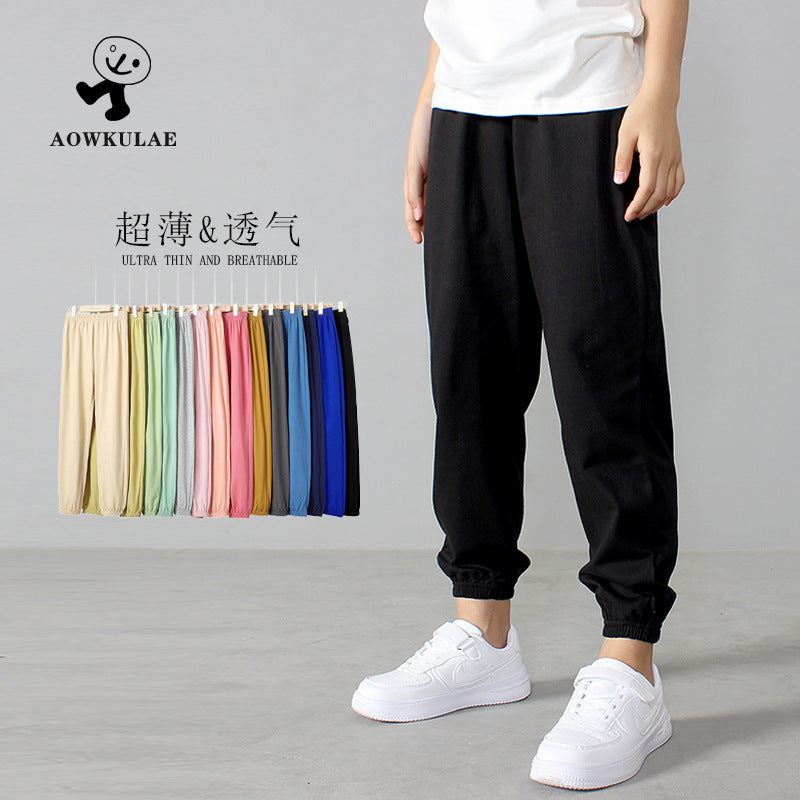 Kids Cotton Mosquito Pants Summer Korean Style