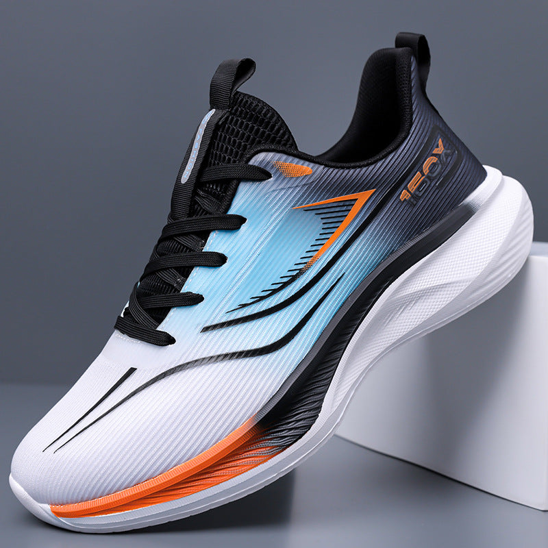 Large Size Men’s Sports Shoes – Lightweight Mesh Running Sneakers