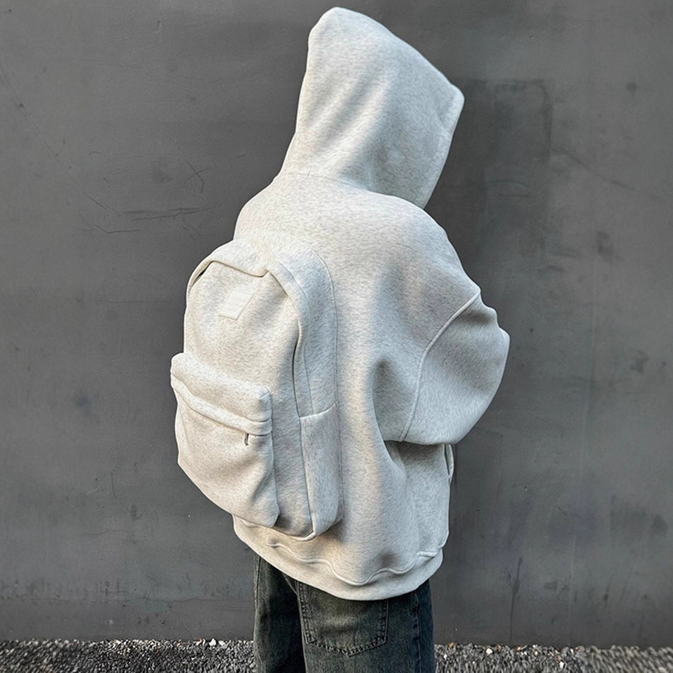 Men’s American Style Backpack Hoodie – Spring Autumn Jacket