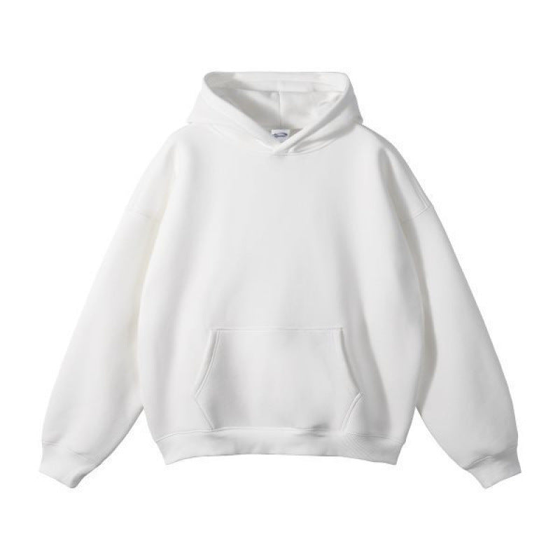 460g Heavy Cotton Hooded Sweater Men Fleece-Lined Hoodie