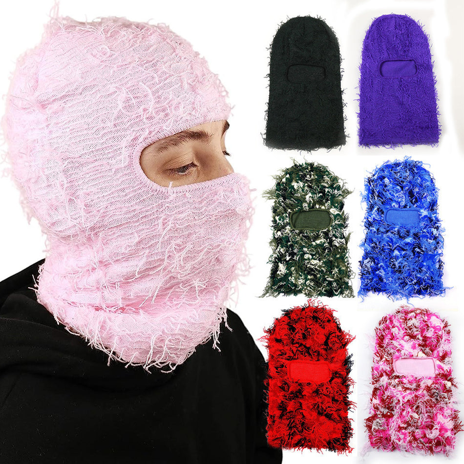 Vintage Woolen Balaclava – Halloween Ski Mask