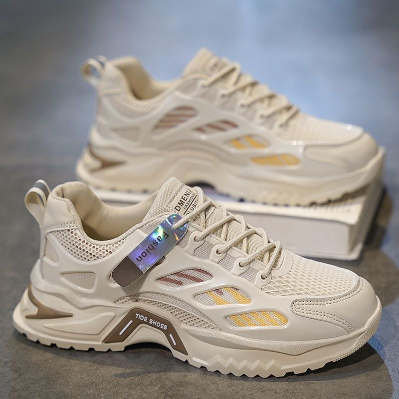 Men’s Mesh Sports Shoes – Summer Korean-Style Casual Running Sneakers