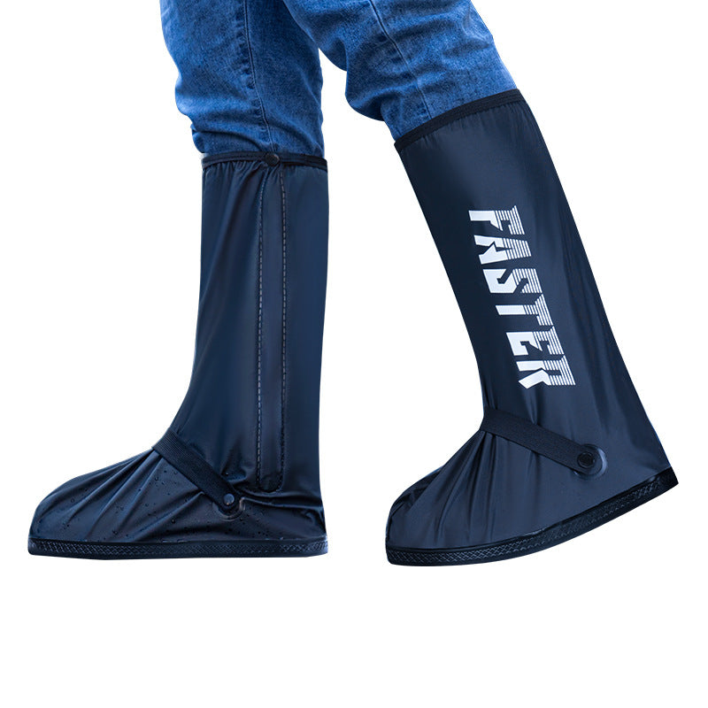 PVC Waterproof Rain Shoe Covers – High-Top Anti-Slip Shoes