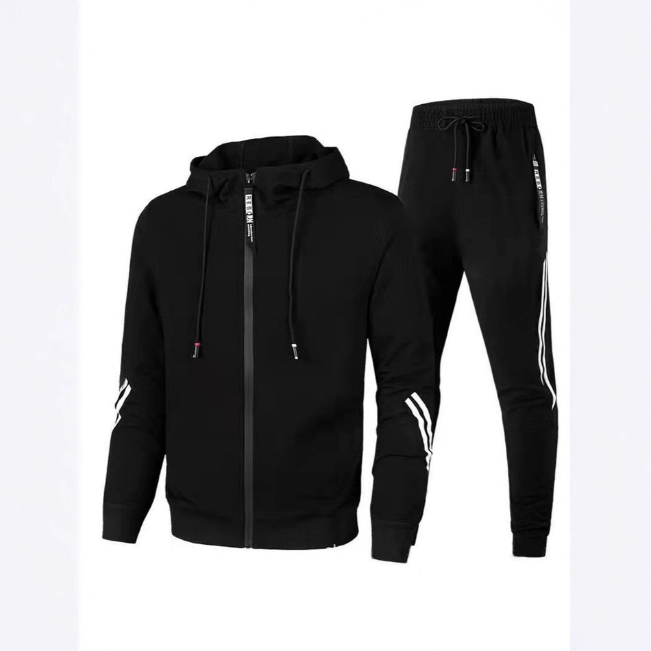 2023 Men’s Fitness Sports Suit – Autumn Hooded Sweatshirt & Joggers