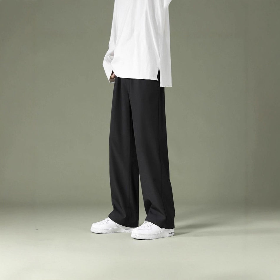 Ice-Silk Quick-Dry Straight Pants for Summer