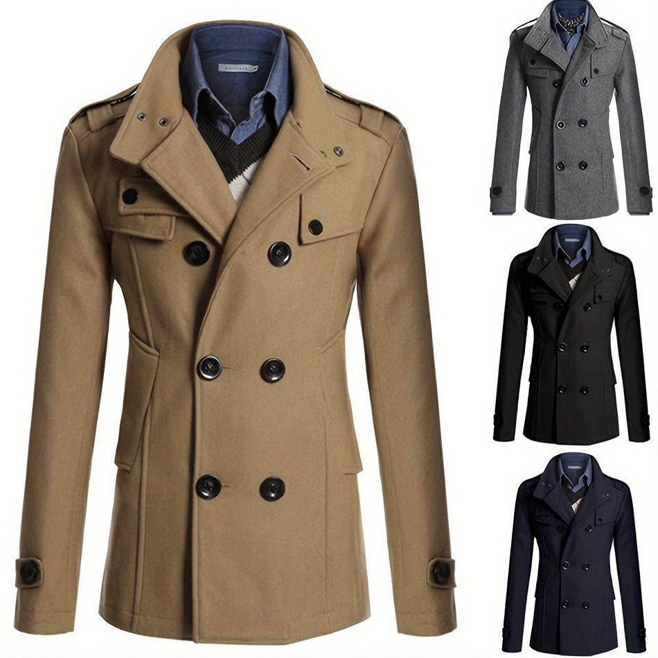 Upgraded European Size Wool Windbreaker