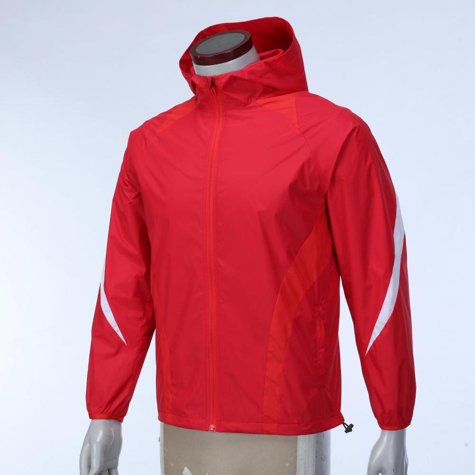 Men’s Autumn Hooded Sports Jacket – Waterproof & High-Elastic