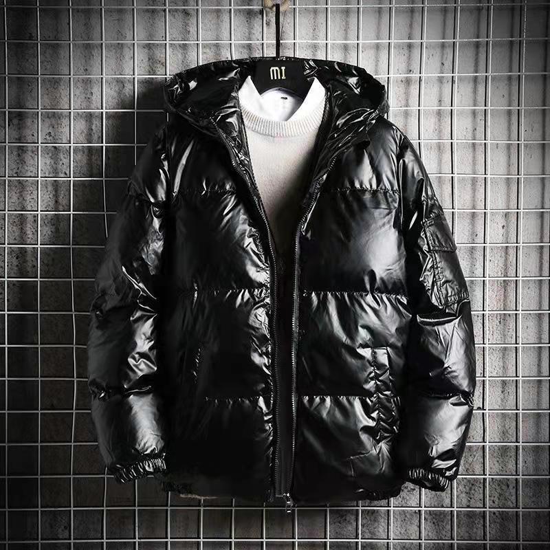 Men’s Thickened Down Cotton-Padded Coat – Hooded Winter Jacket