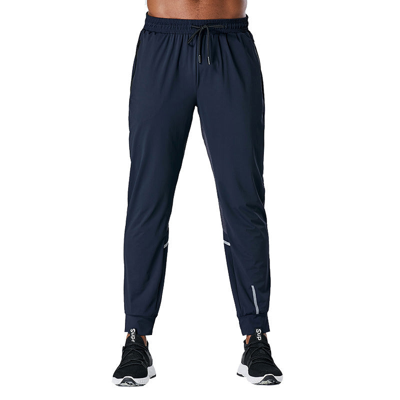 Men’s Ice Silk Sports Pants – Summer Quick-Dry Casual Pants