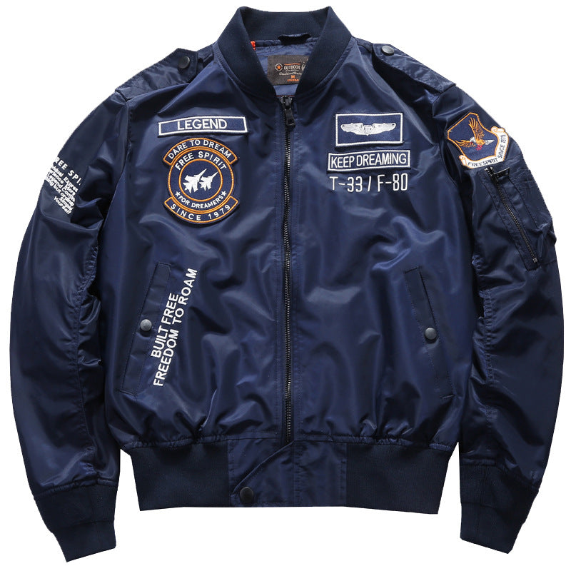 Men’s MA-1 Aviator Baseball Jacket – Korean Style Trend