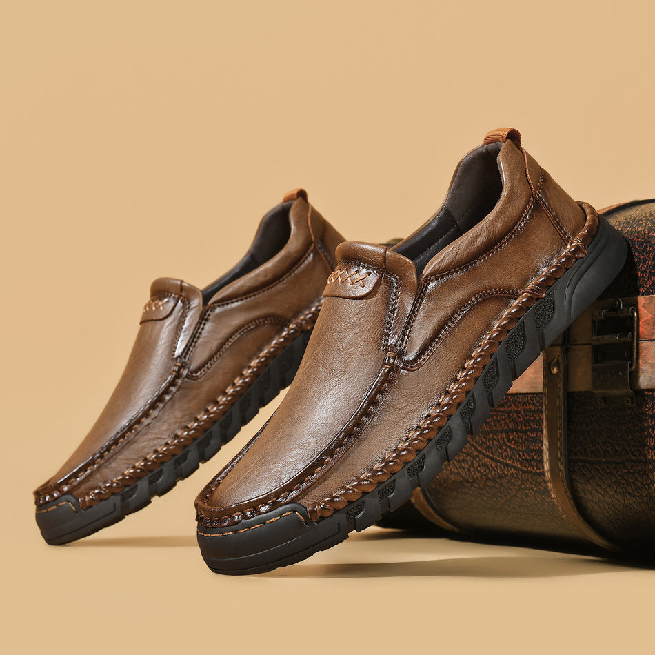 Men’s Genuine Leather Outdoor Casual Business Shoes