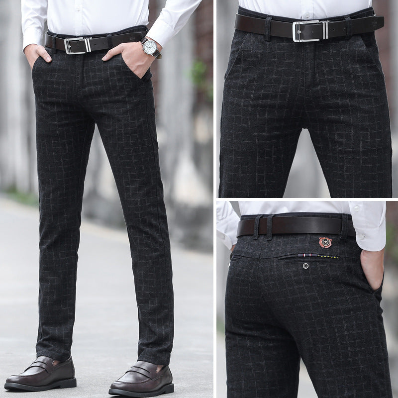 Men’s Slim-Fit Cotton Linen Pants – Spring Summer Style