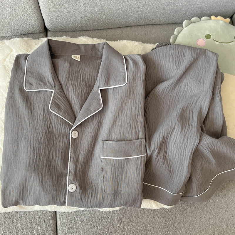 Men’s Seasonal Loungewear – Long Sleeve Home Set