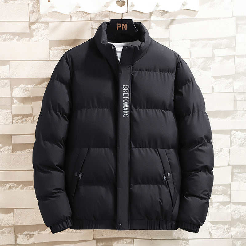 Men’s Winter Down Cotton Jacket – Thickened K-Style Outwear