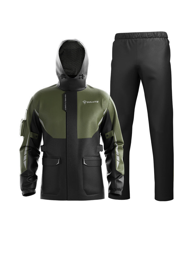 Waterproof Motorcycle Raincoat & Pants – Outdoor Riding Suit