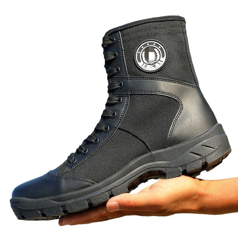 Breathable Men’s Boots – Summer Mesh Outdoor Work Shoes