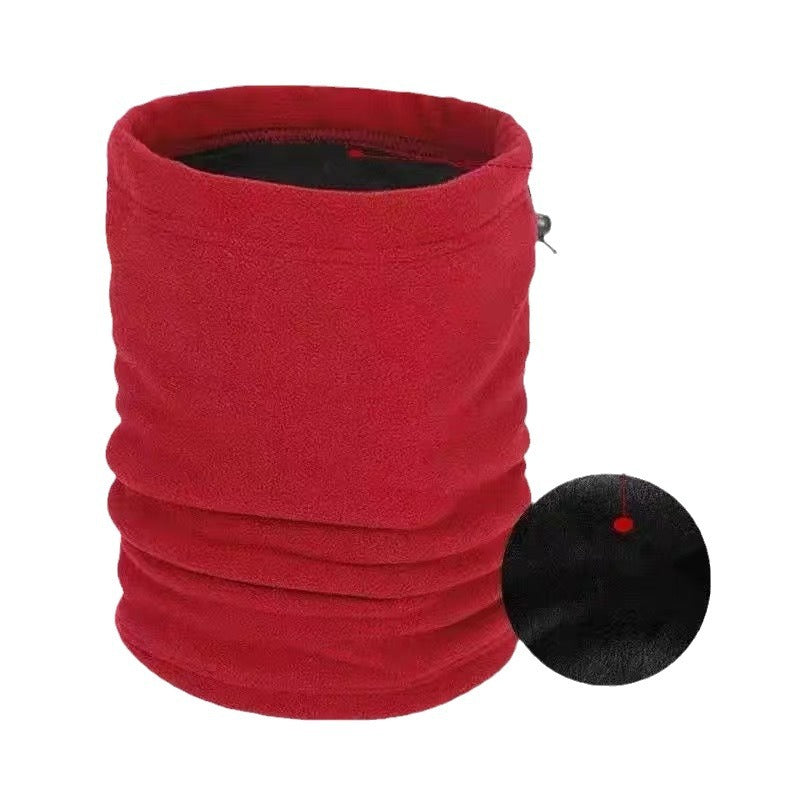 Men’s Winter Neck Warmer Mask Fleece Windproof Scarf