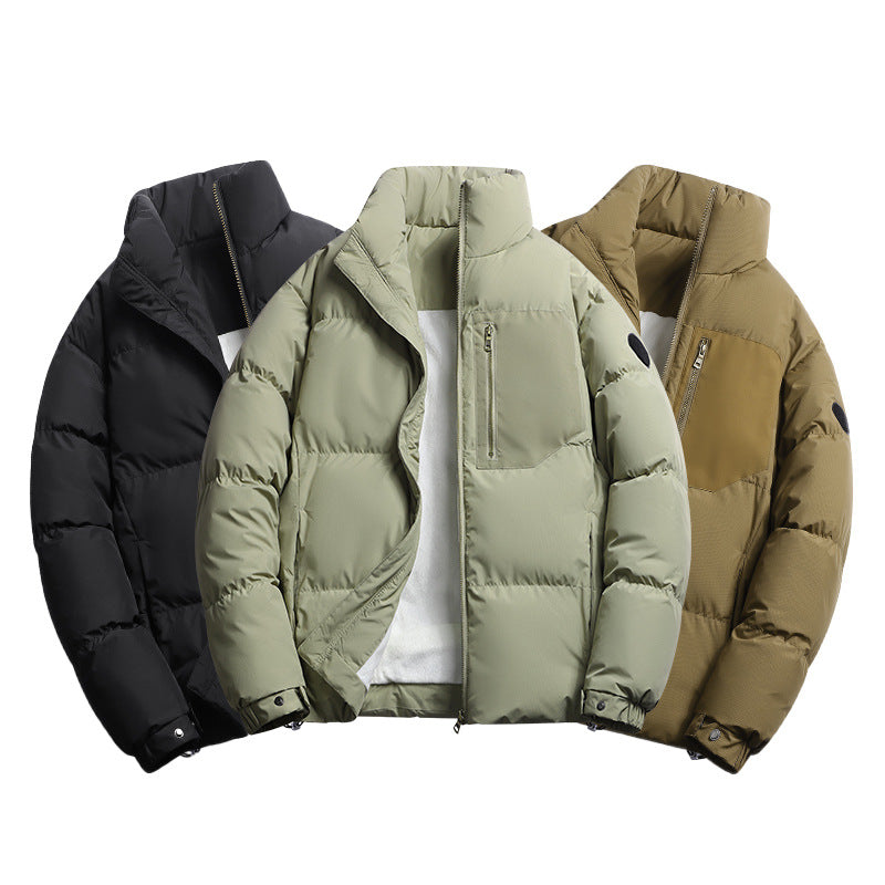 Men’s Loose Down Cotton Jacket – Autumn Winter Versatile