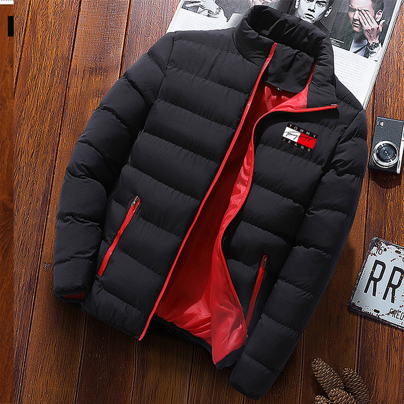 Men’s  Korean-Style Slim-Fit Cotton-Padded Winter Coat