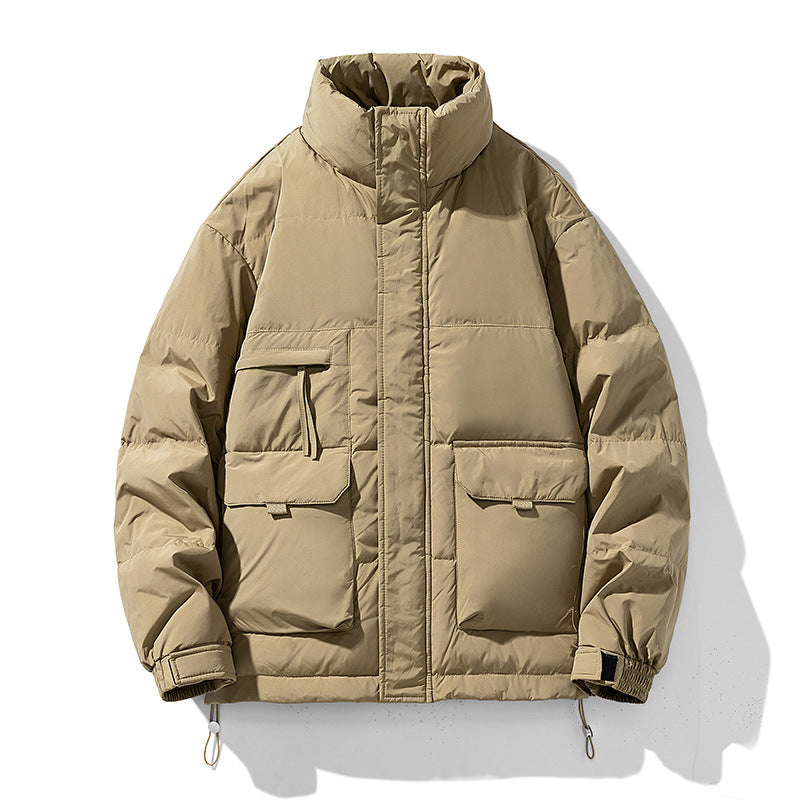 Men’s Hong Kong Style Short Puffer Jacket – 2025 Trend