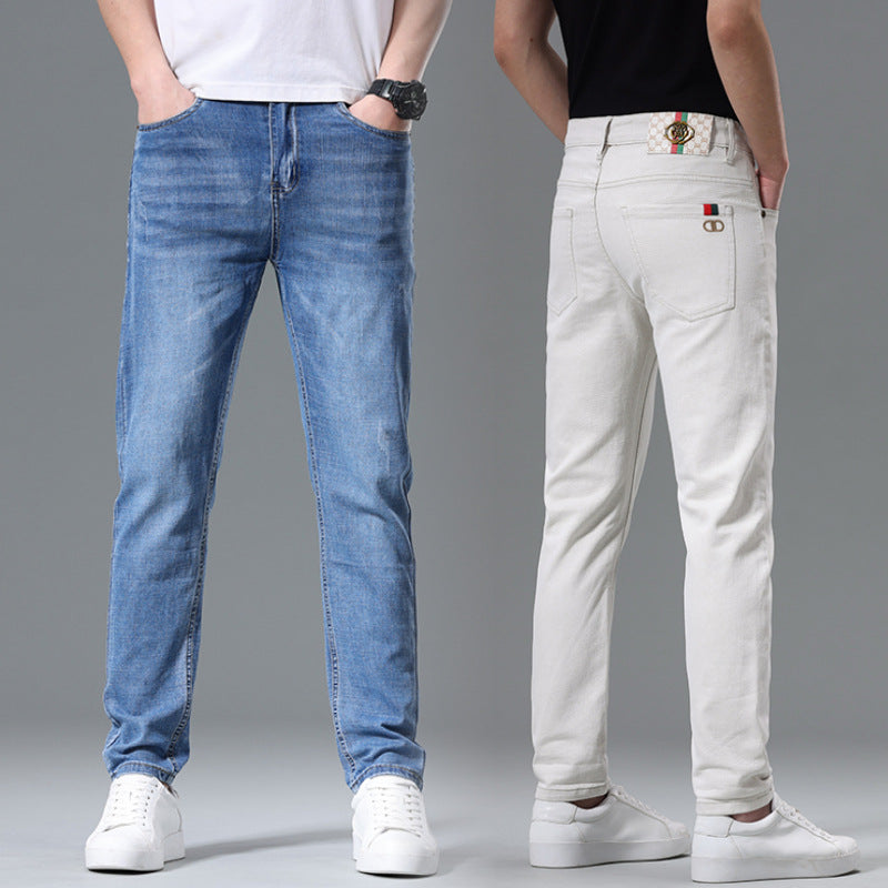 2025 Summer Classy Slim Straight Jeans Men